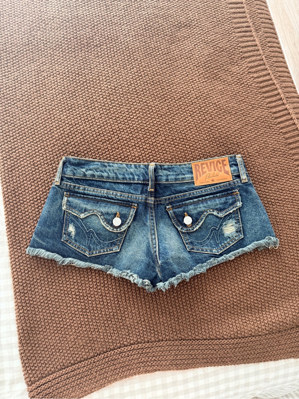 Revice Low Rider Most Wanted Denim Shorts - Picture 10 of 12